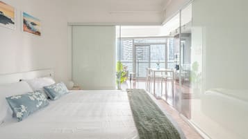 1 chambre, fer et planche à repasser, Wi-Fi, literie fournie