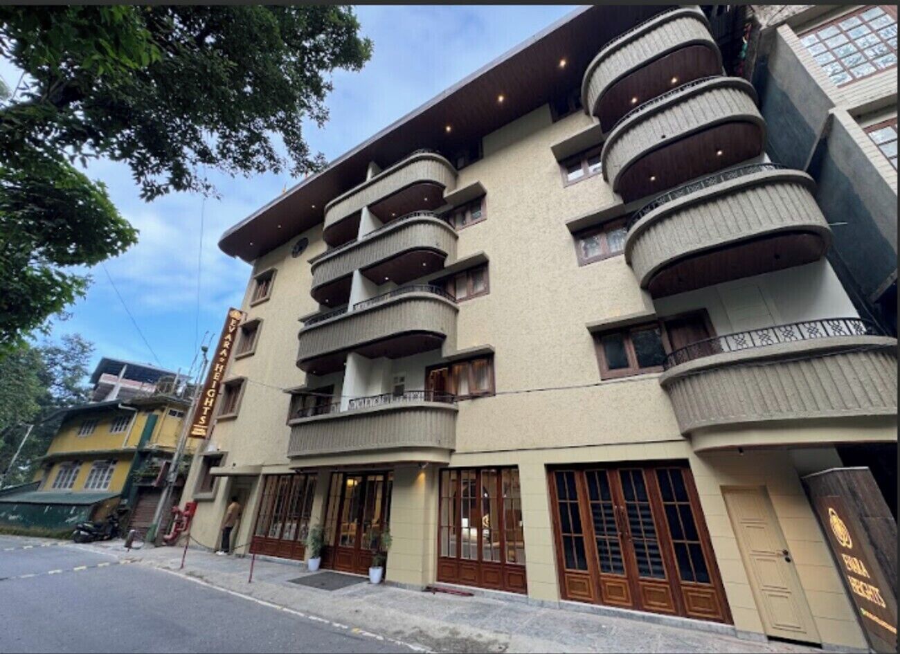 Façade de l’hébergement