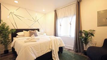 1 chambre, fer et planche Ă repasser, Wi-Fi, draps fournis