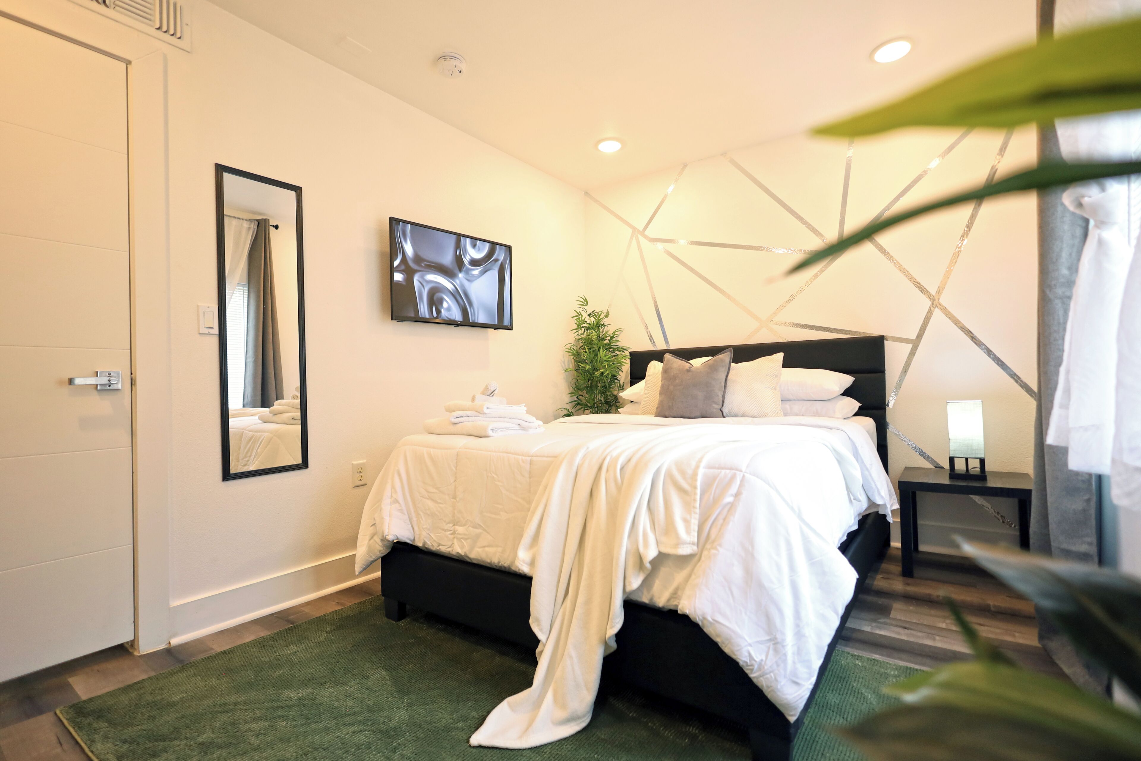 1 室のベッドルーム、アイロン / アイロン台、WiFi、ベッドシーツ