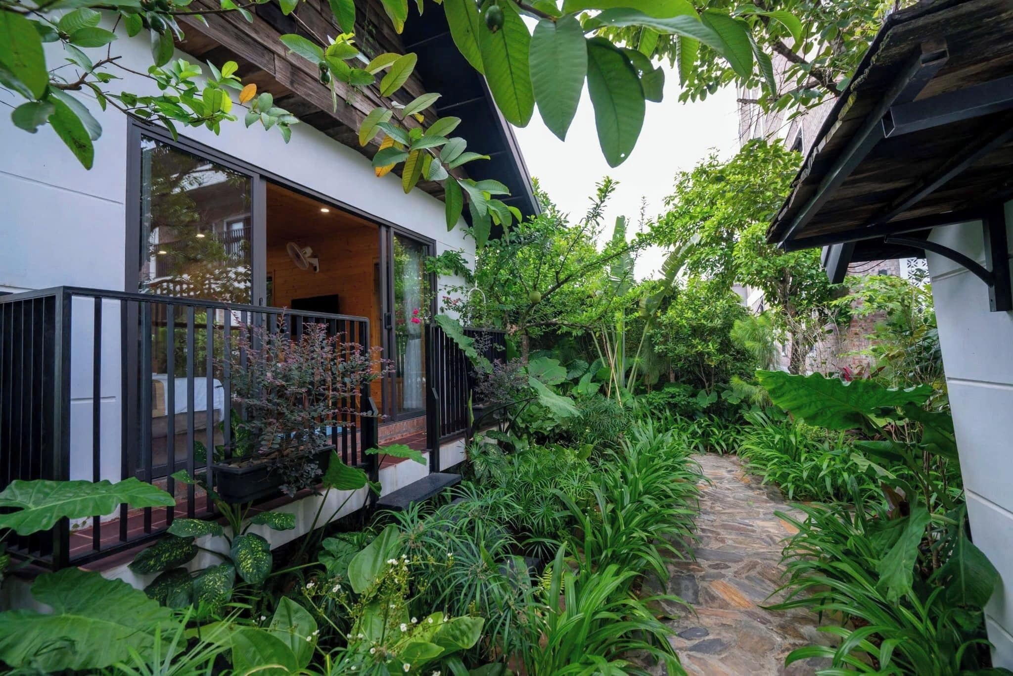 Majoituspaikan julkisivu