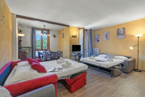 Family Studio, Mountain View (Appartamento Rifugio dei Sogni) | Free WiFi, bed sheets - Appartamento Rifugio dei Sogni (Pragelato)