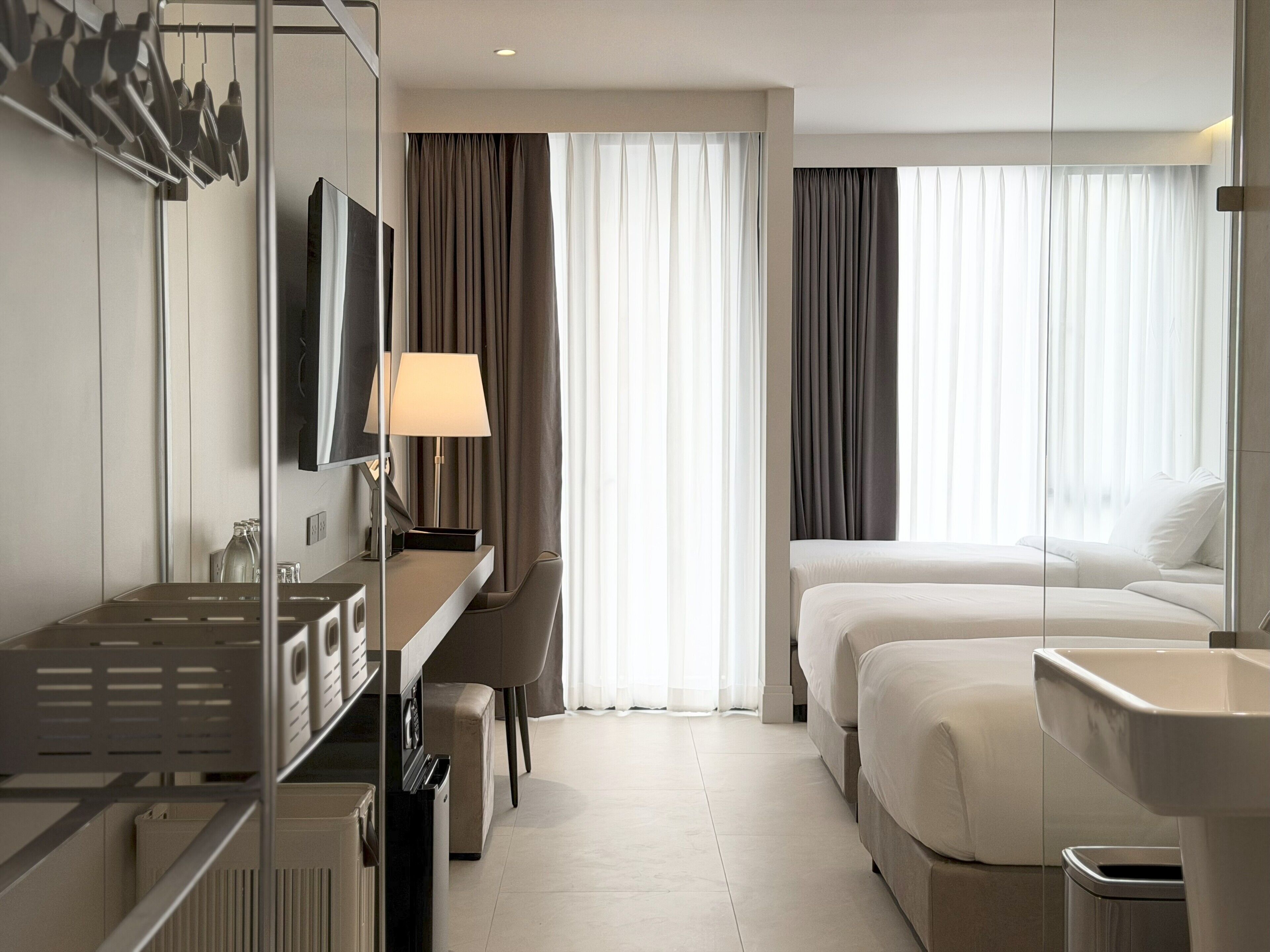 Dreibettzimmer, 3 Einzelbetten