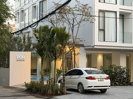 Framhlið gististaðar