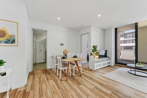 Dining - Olympic Park Oasis | 2BR + Pool, Sauna & Parking (Sydney Olympic Park)