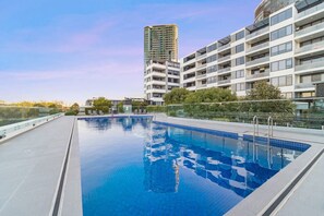 Pool - Olympic Park Oasis | 2BR + Pool, Sauna & Parking (Sydney Olympic Park)