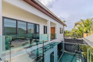 Villa | Balcony - 5BR Villa Waterfall Pool Movie Room V257 (Rawai)