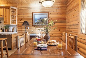 Dining - Mountain Charm, Stone Fireplace, Chef's Kitchen, & Balcony | Cedar Ridge (Park City)