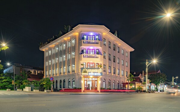 Majoituspaikan julkisivu