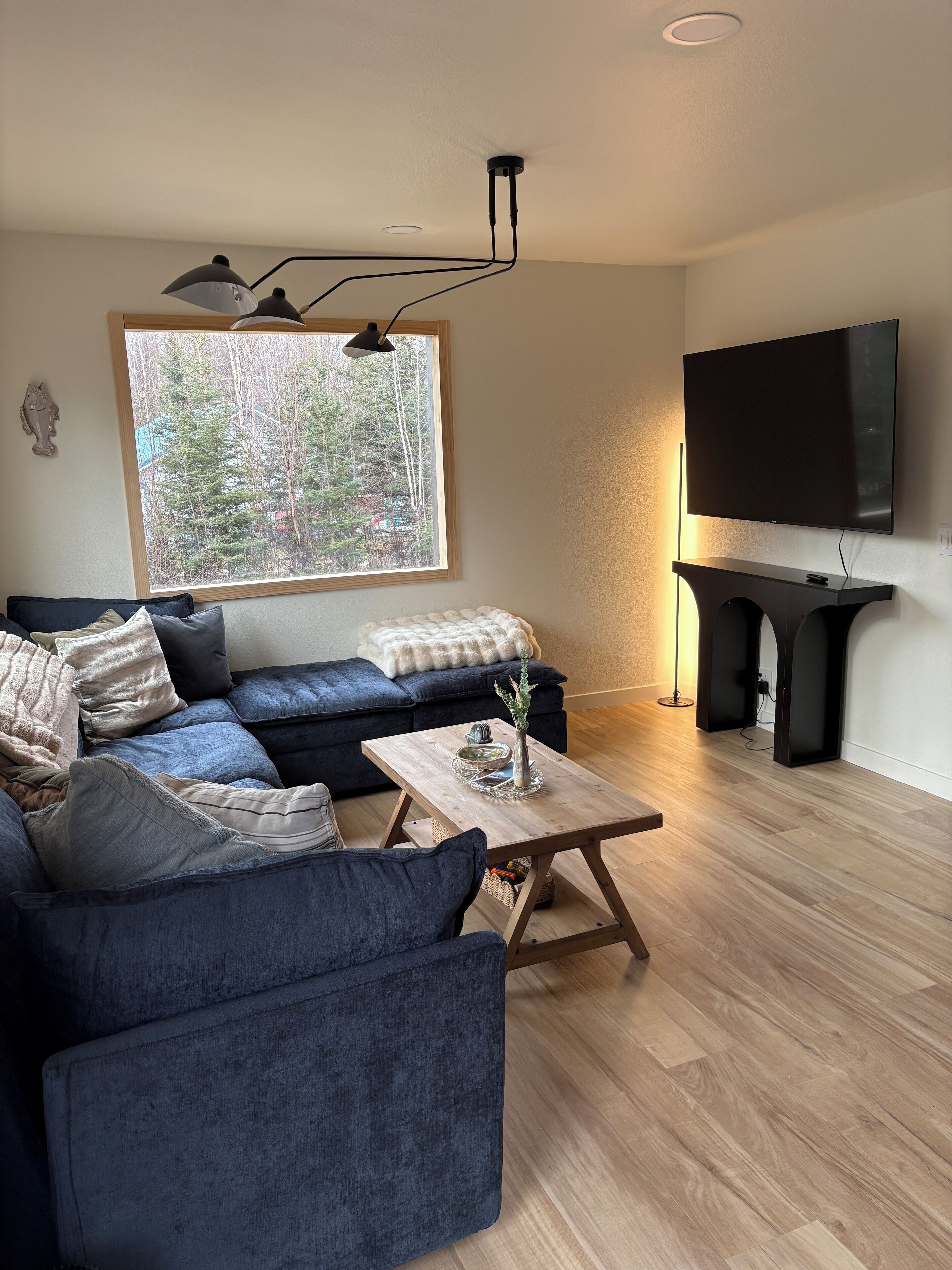 Una Smart TV, libros