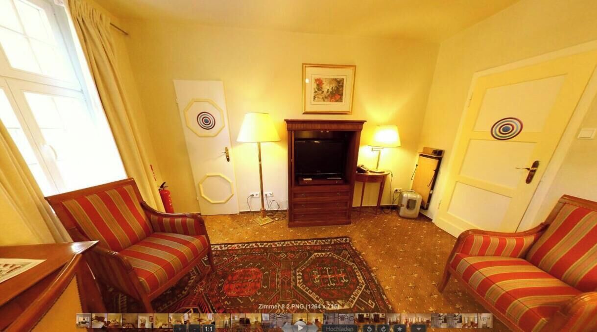 Junior-Doppelzimmer, Gartenblick | Schreibtisch, laptopgeeigneter Arbeitsplatz, Bügeleisen/Bügelbrett