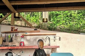 Property grounds - Cabin perched in the forest (Deshaies)