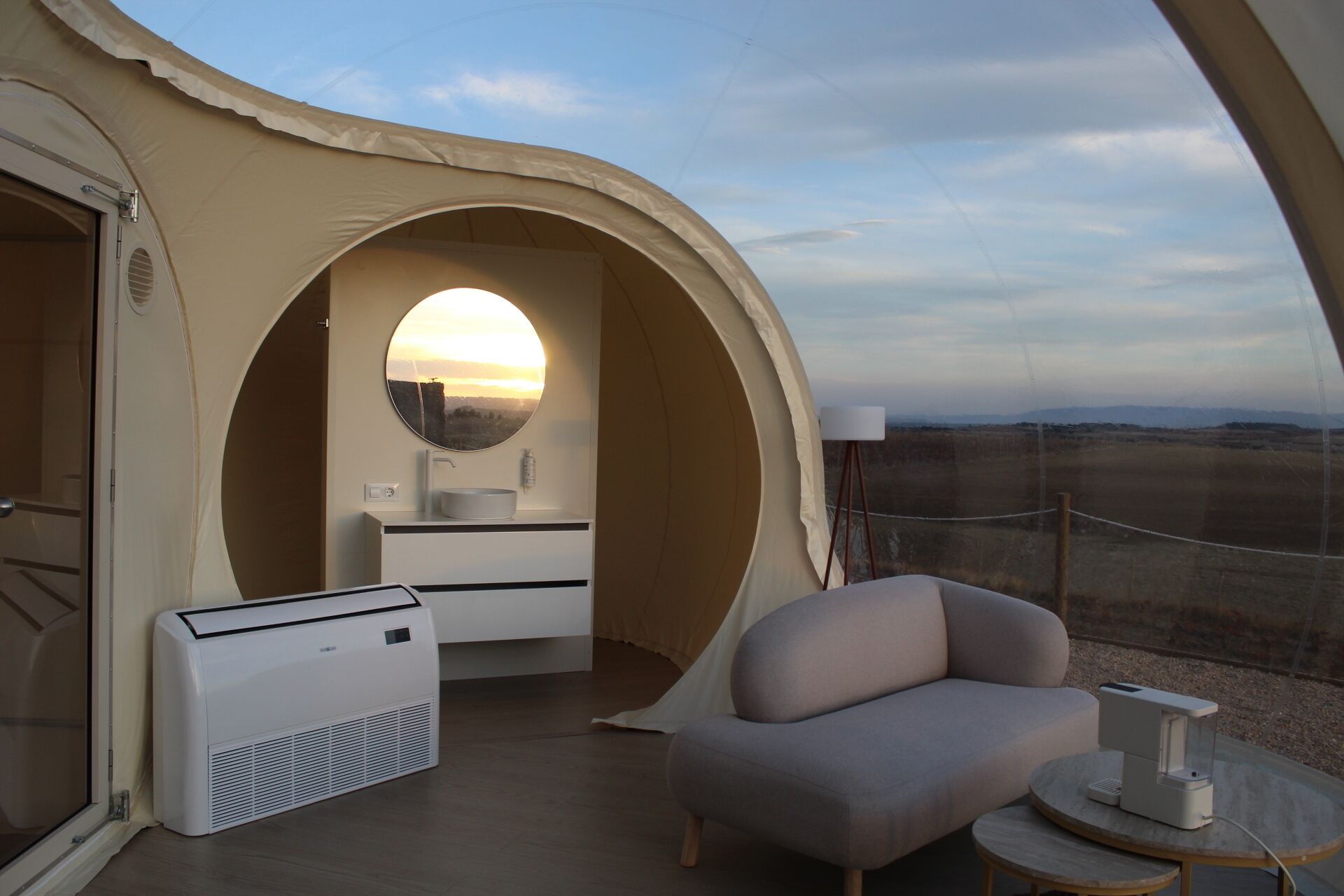 Deluxe suite, uitzicht op wijngaard