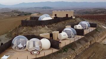 Deluxe suite, uitzicht op wijngaard