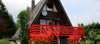 Vakantiehuis 'Zum Vennbiber' met privétuin direct aan het Hoge Veen