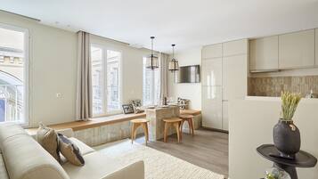 Smart-tv en een kantoor