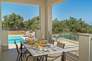 Villa, 3 Bedrooms, Smoking, Private Pool | Balcony - Chloe (Rethymno)