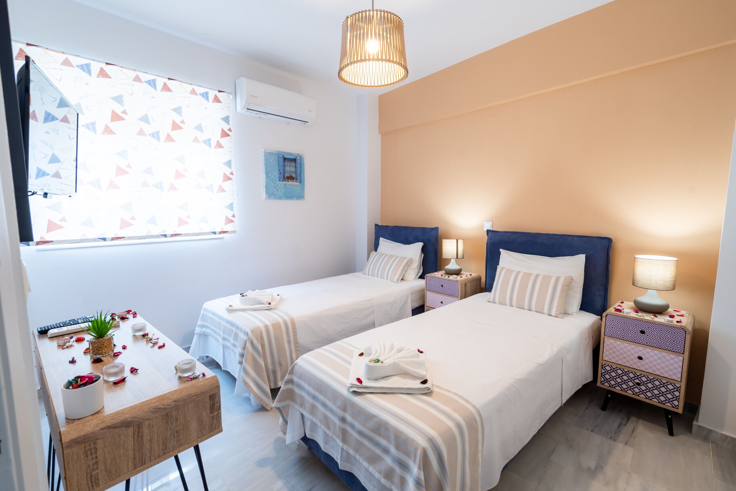 2 chambres, draps fournis