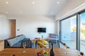 Living room - Petasos Villa 2 (Agios Vasileios)