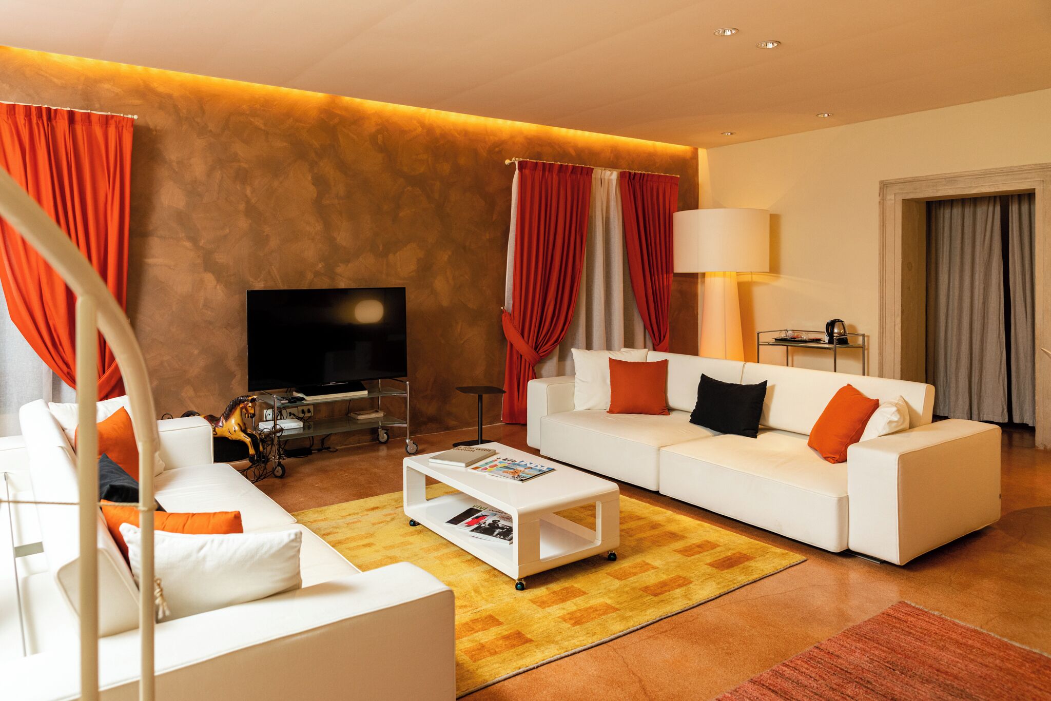 Appartamento, vista parco | Area soggiorno