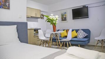 Studio, 1 Bedroom, Smoking, Terrace | Living room