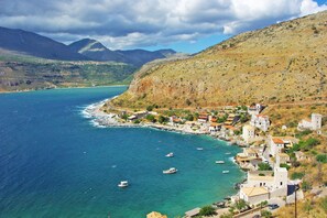 Aerial view - Areopolis Art Studio (East Mani)