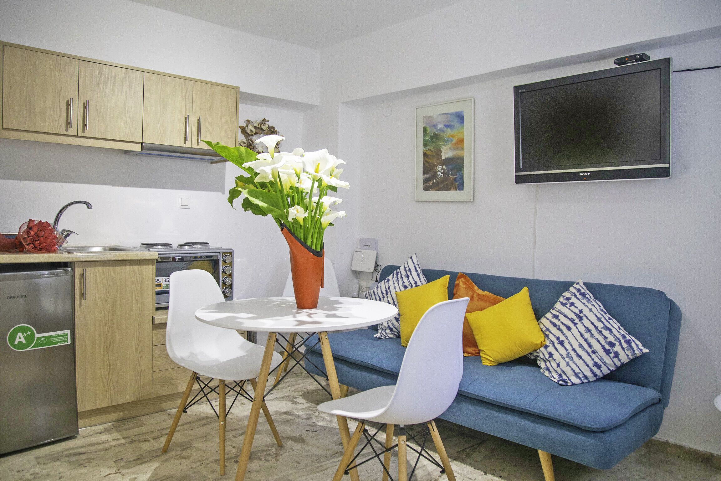 Estudio, 1 habitación, para fumadores, Terraza | Área de sala de estar