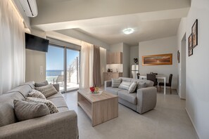 Living room - Sunset View Villa (Agios Vasileios)