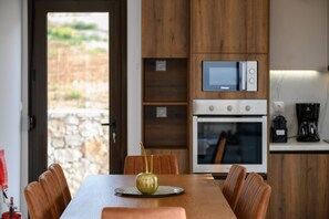 Villa, 3 Bedrooms, Private Pool, Sea View | In-room dining - Jason Panorama Villa 2 (Rethymno)