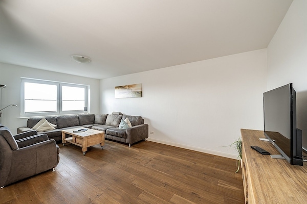 Ferienwohnung mit Sauna und Balkon zentral in Dagebüll