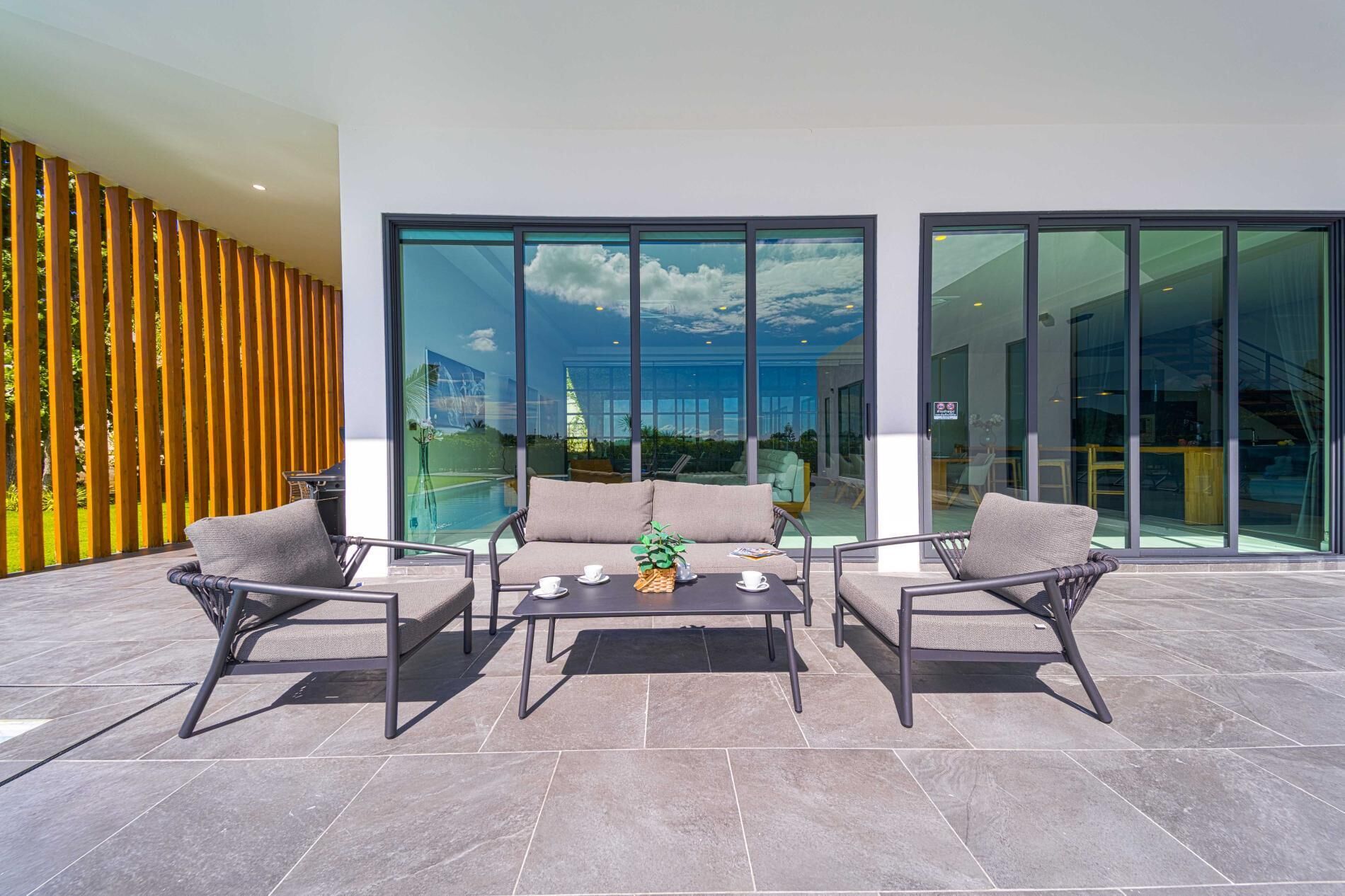 Villa, 5 soverom, ikke-røyk, privat basseng | Terrasse/patio