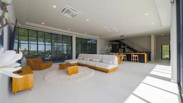 Villa, 5 slaapkamers, niet-roken, privézwembad | Woonruimte