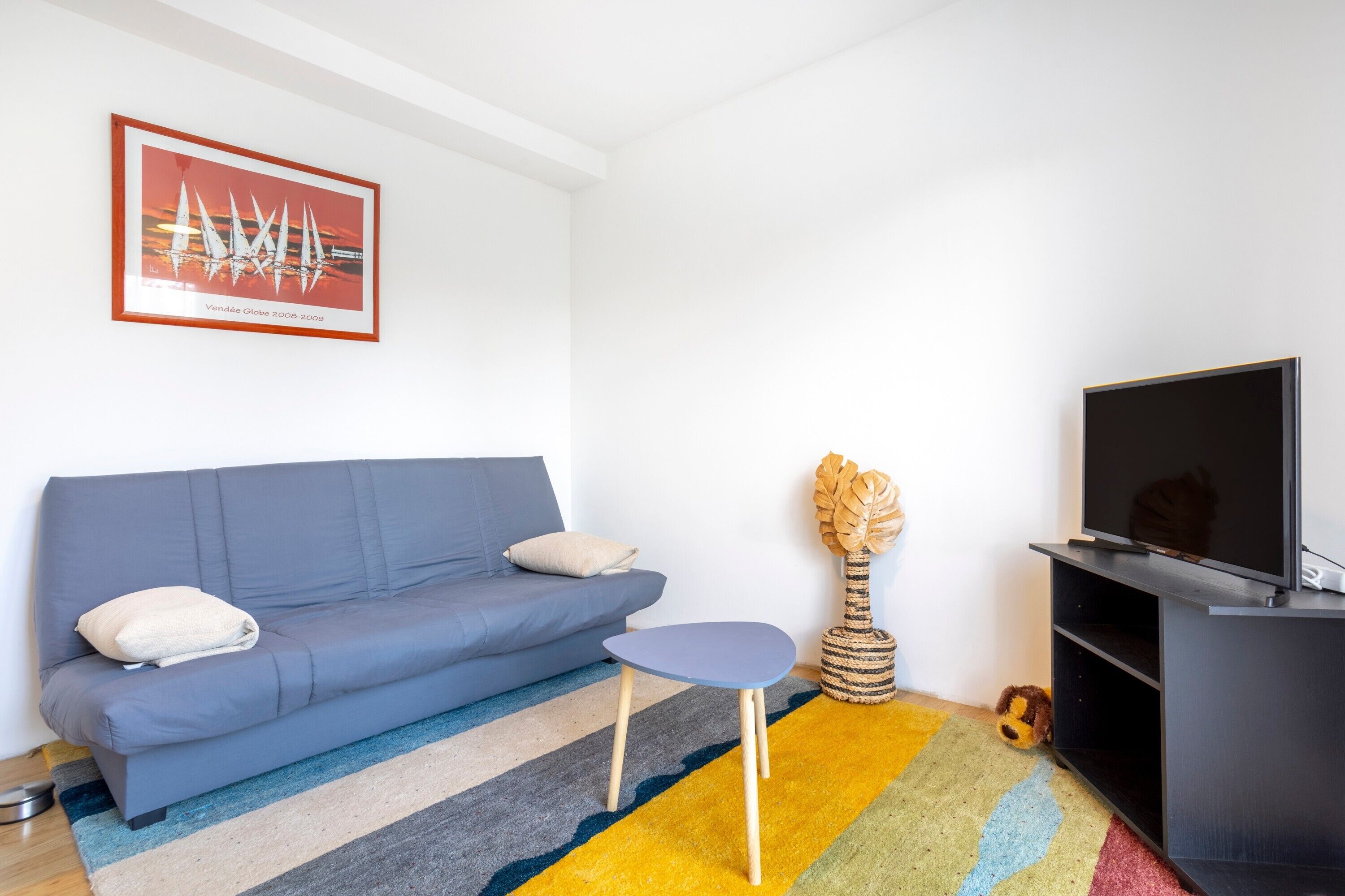 Télévision, table de tennis de table