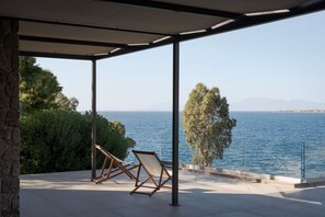 Villa, Sea View | Terrace/patio - Villa Iris Aegina (Aegina)