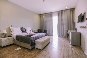 Standard-Einzelzimmer, Balkon, Gartenblick