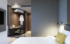 ห้องแฟมิลี่ดับเบิล | ตู้นิรภัยในห้องพัก, โต๊ะทำงาน, ผ้าม่านกันแสง, Wi-Fi ฟรี