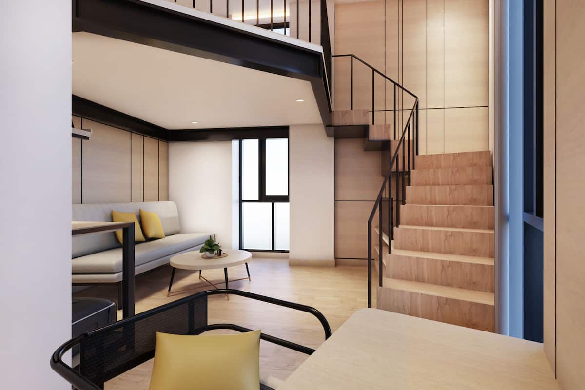 樓中樓客房 | 房內夾萬、書桌、遮光窗簾/窗簾、免費 Wi-Fi