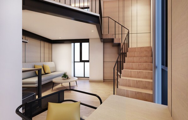 ��ลอฟท์ | ตู้นิรภัยในห้องพัก, โต๊ะทำงาน, ผ้าม่านกันแสง, Wi-Fi ฟรี