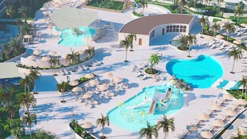 2 piscines extérieures