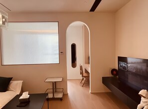 Superior-dobbeltværelse - byudsigt | Opholdsområde