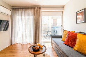 Classic Apartment, Balcony | Living area