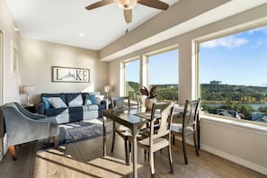 Condo, Multiple Beds, Balcony (The Lakeview Penthouse) | Living area - The Lakeview Penthouse 10ppl (Branson)