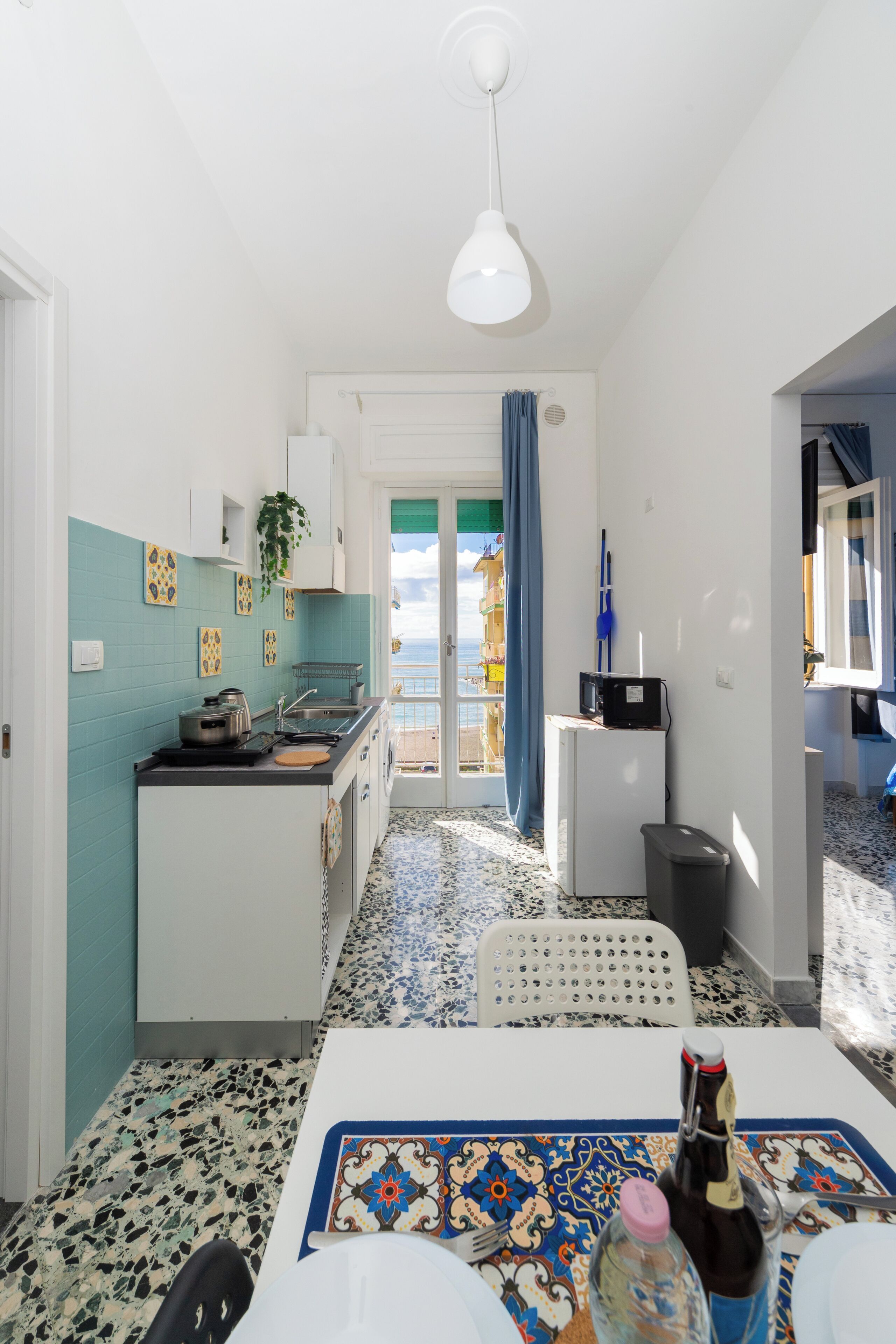 Appartamento Comfort, balcone, vista mare | Cucina privata | Bollitore elettrico