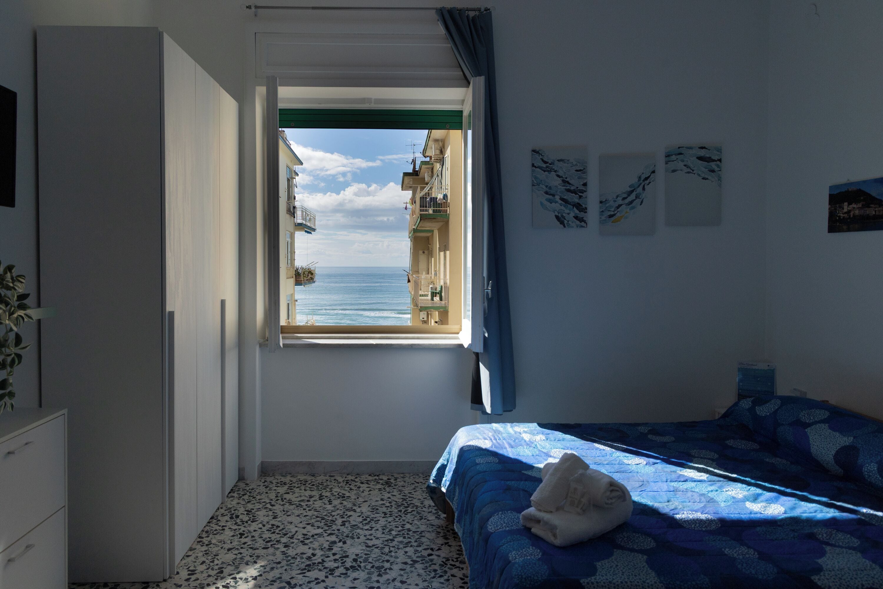 Appartamento Comfort, balcone, vista mare | Wi-Fi gratuito