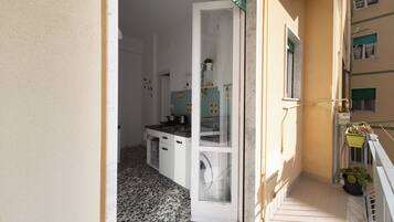 Comfort appartement, balkon, uitzicht op zee | Terras