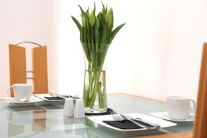 Dining - Apartment "Sophia's 4.0", 50 m², 1 Bedroom, Balcony & Wi-Fi (Brilon)