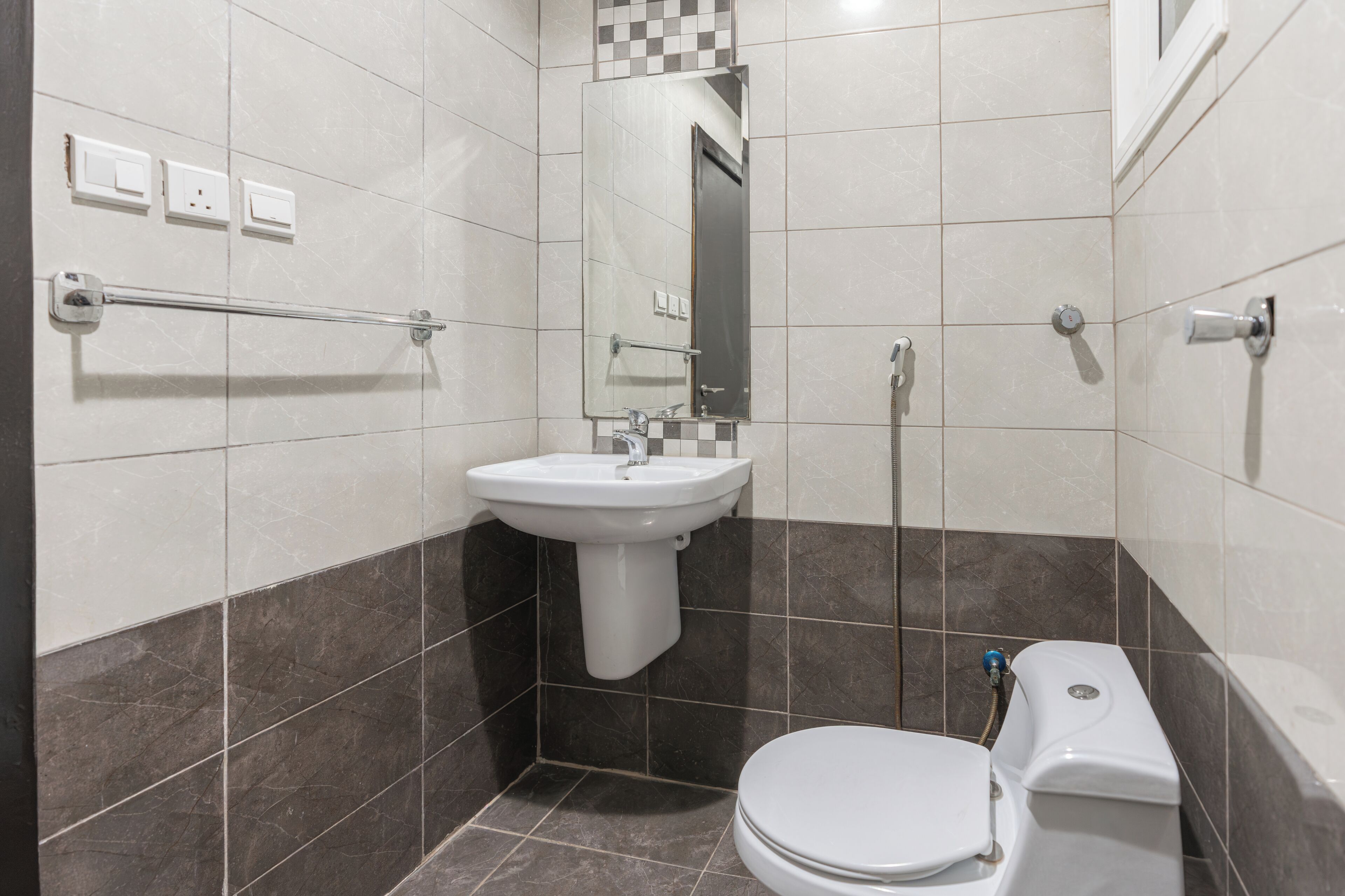 Towels, soap, toilet paper