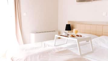 Superior Double Room, Balcony, Courtyard View | In-room safe, laptop workspace, blackout curtains, iron/ironing board