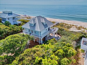 Exterior - Fishy Fishy Beachfront Plantation Private Home, St. George Island FL (St. George Island)