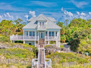 Exterior - Fishy Fishy Beachfront Plantation Private Home, St. George Island FL (St. George Island)